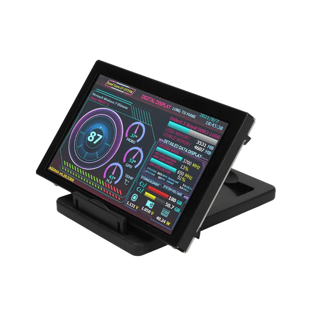 5in Software CPU Temp IPS Type-C LCD - Image 3