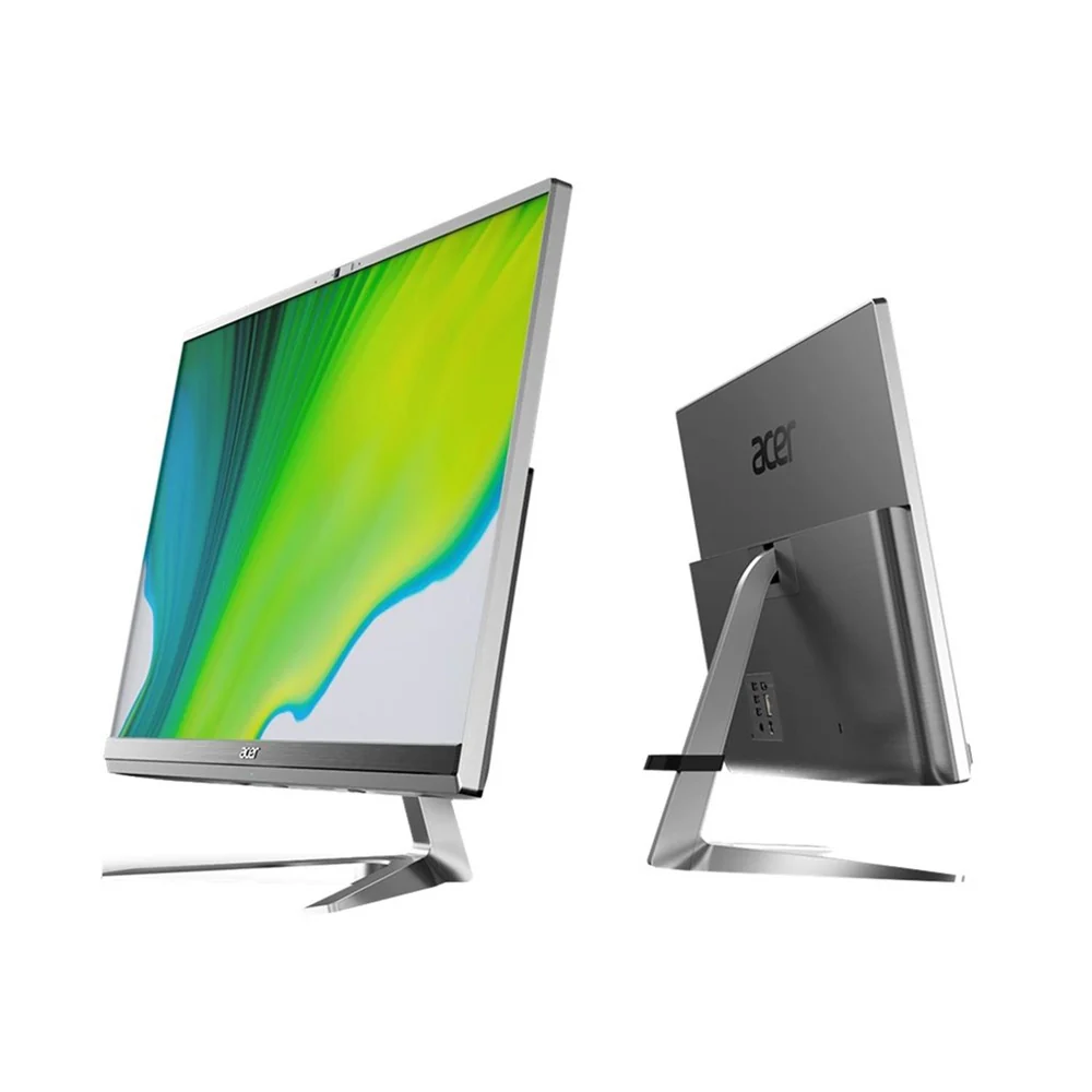 All In One Acer Aspire C24-1651, Intel Core i5-1135G7, RAM 8GB, SSD 512 + 1TB HDD (Upgraded) NVIDIA MX450 2GB, 24 FHD Touchscreen IPS, Silver - Image 3