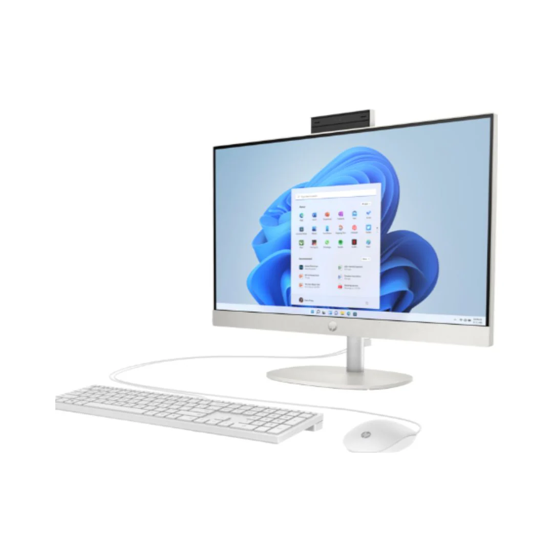 All In One HP 27-CR0156NH/CR0086NH, Intel Core i7-1355U, RAM 8GB, SSD 512GB, Intel Iris Xe Graphics, 27 FHD, White - Image 3