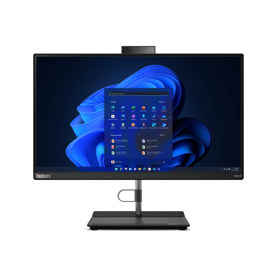All in One Lenovo AIO Thinkcenter 30A - (0XGP), Intel Core i5-13420H, RAM 8GB, SSD 512GB, Intel UHD Graphics, 22 FHD IPS, Black - Image 3