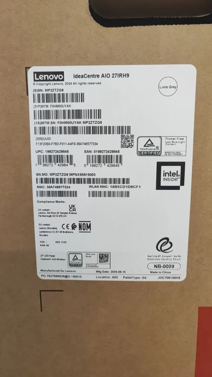 All in One Lenovo IdeaCentre 27IRH9 - (UYAK) Intel Core i7-13620H, RAM 8GB, SSD 512GB, Intel® UHD Graphics, 27 FHD IPS, Black - Image 7