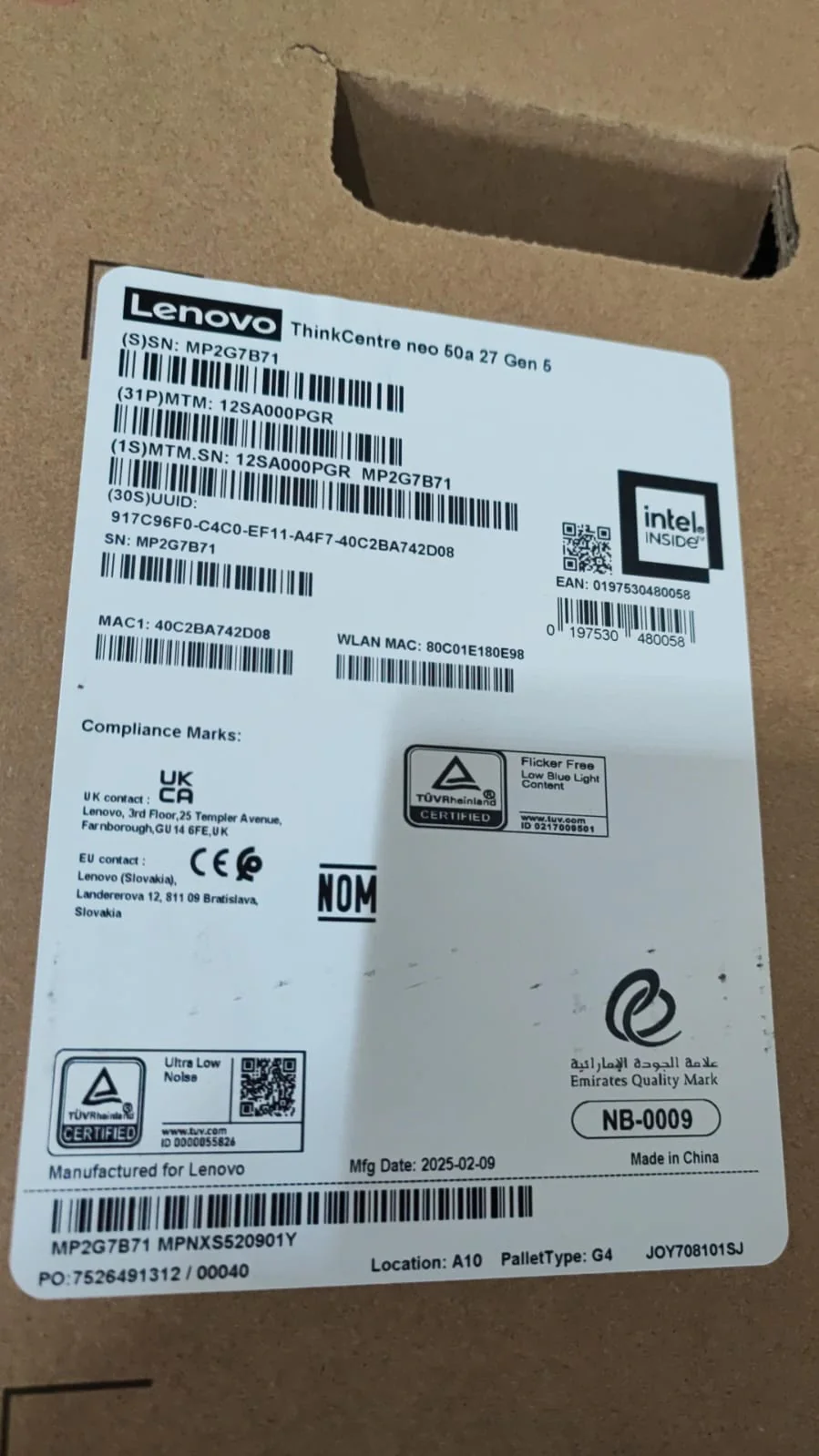 All in One Lenovo IdeaCentre AIO 27IRH9 - (0PGR), Intel Core i5-13420H, RAM 8GB, SSD 512GB, Intel UHD Graphics, 27 FHD IPS, Luna Grey - Image 5