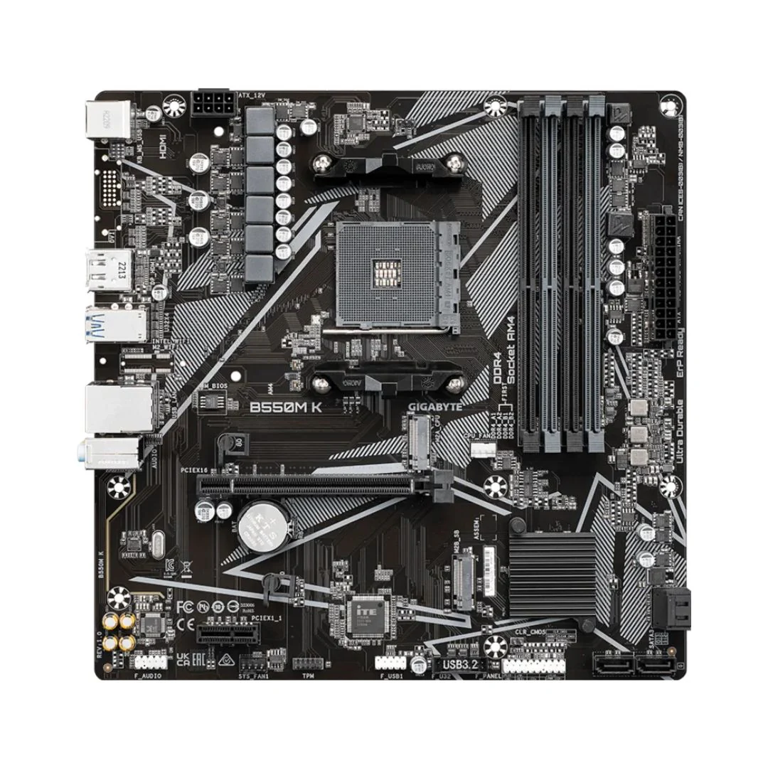 Gigabyte B550 M-K UD D4, Motherboard - Image 2