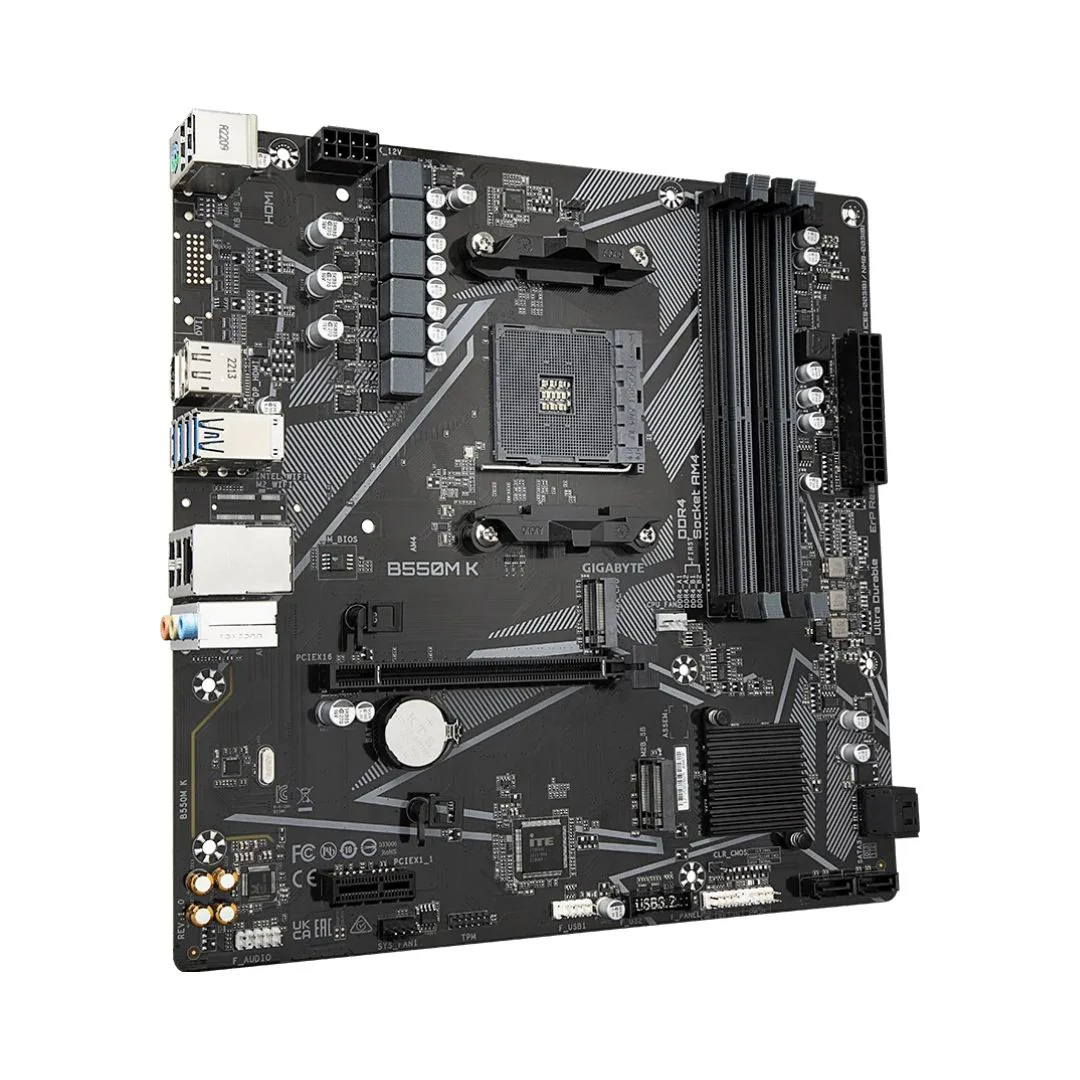 Gigabyte B550 M-K UD D4, Motherboard - Image 3