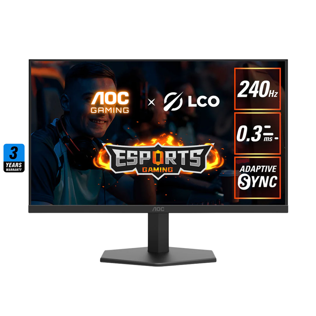 AOC 27G11ZE2 27 FHD (1920x1080) 240Hz 0.3Ms Fast IPS Flat , Monitor