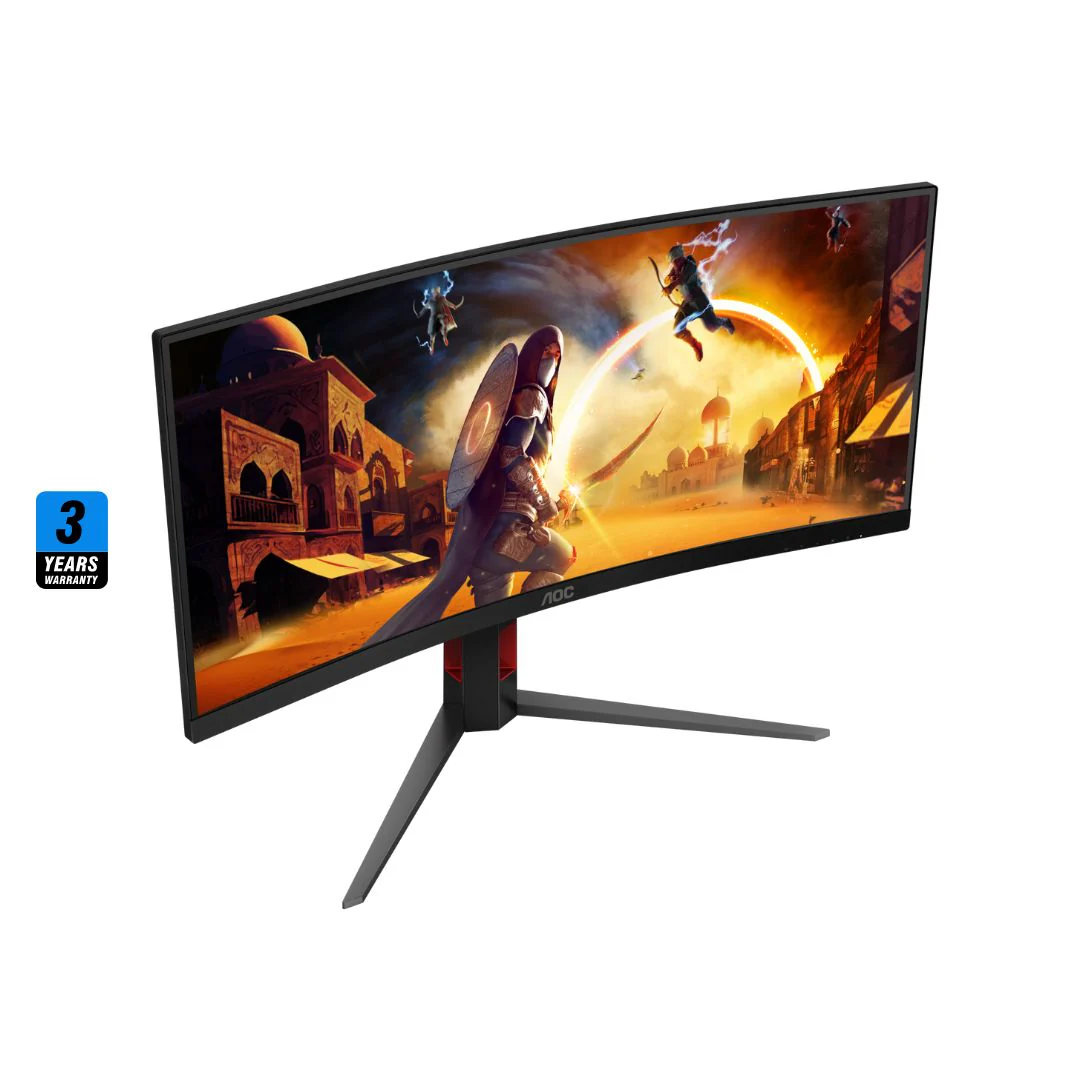 AOC CU34G4G 34 2K (3440x1440) 180Hz 0.5Ms Fast VA Ultrawide Curved , Monitor - Image 2