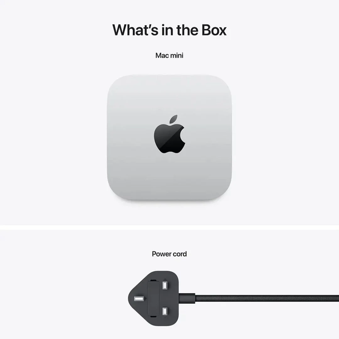 Apple Mac Mini MU9D3AB/A - A3238 , M4 Chip (10 Core), RAM 16GB, SSD 256GB, GPU 10‑core, MacOS Sequoia - Image 3