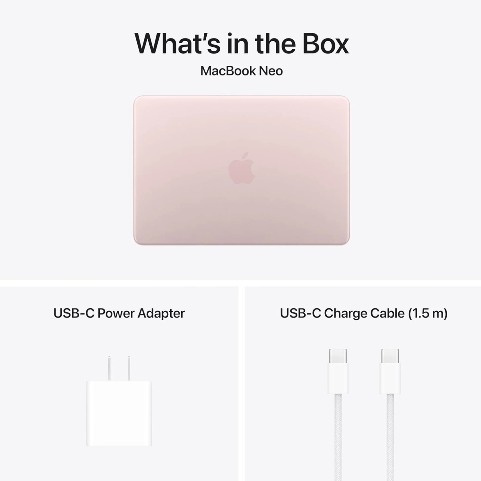 Apple MacBook Neo MHFJ4ZP/A - A3404, Apple A18 Pro (6 Cores), GPU (5 Cores), RAM 8GB, SSD 512GB, 13.0 Inch (2408 x 1506), Blush - Image 4