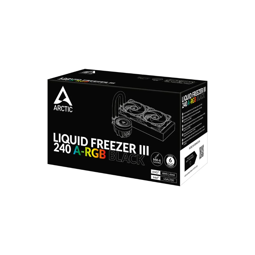 Arctic Liquid Freezer III 240 A-RGB - Black - Image 7