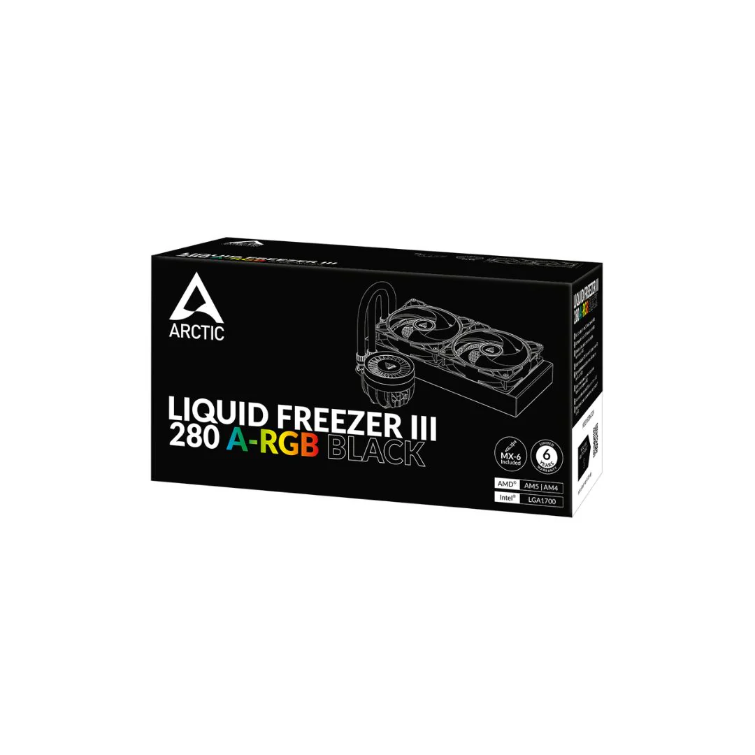 Arctic Liquid Freezer III 280 A-RGB - Black - Image 5