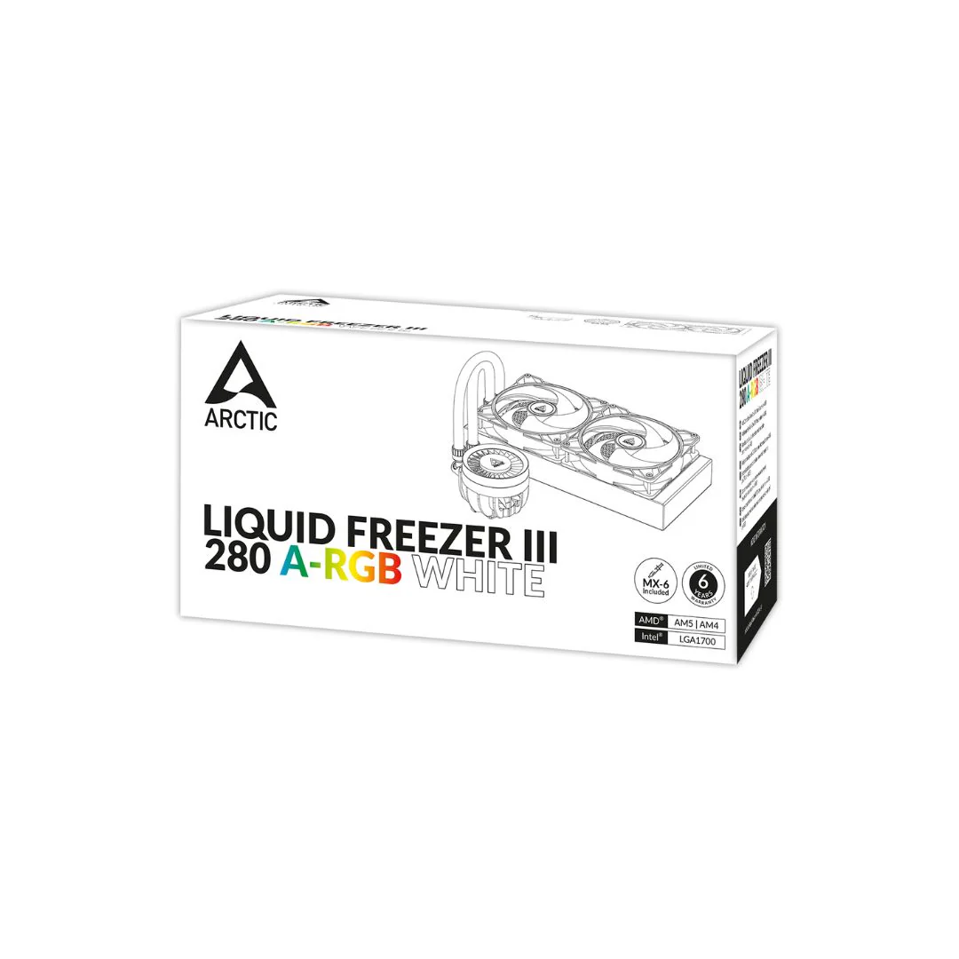 Arctic Liquid Freezer III 280 A-RGB - White - Image 5