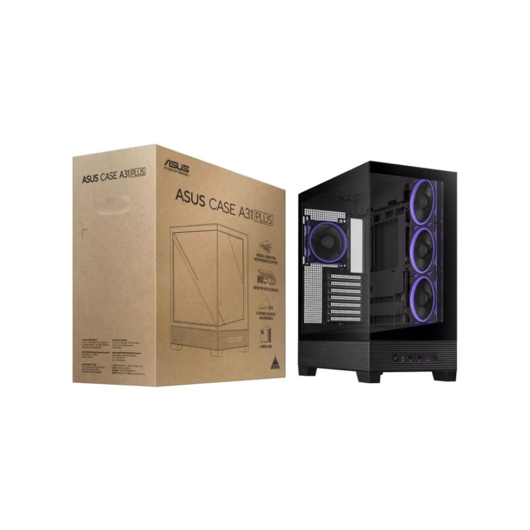 ASUS A31 PLUS Case , 4 Fan ARGB - Black - Image 5