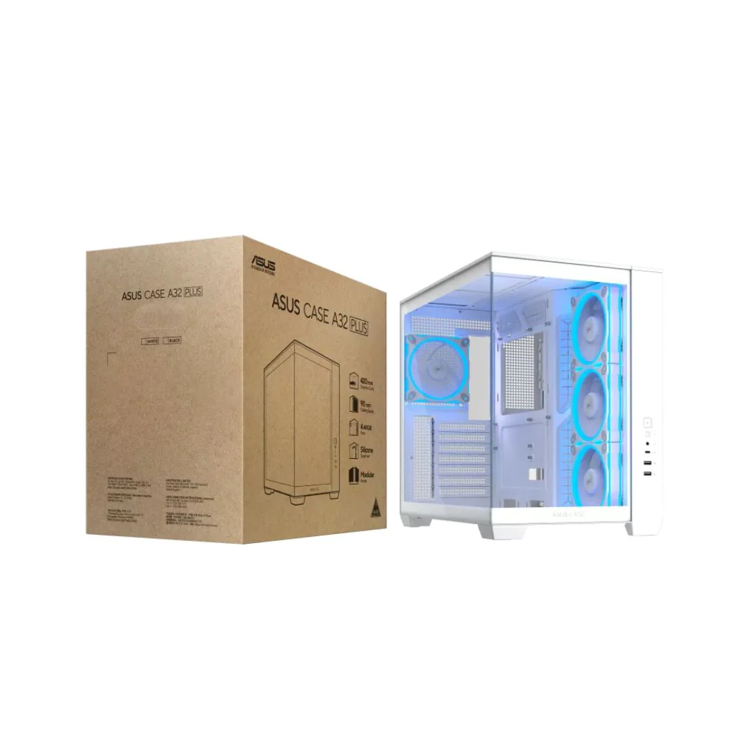ASUS A32 PLUS Case , 4 Fan ARGB - White - Image 7