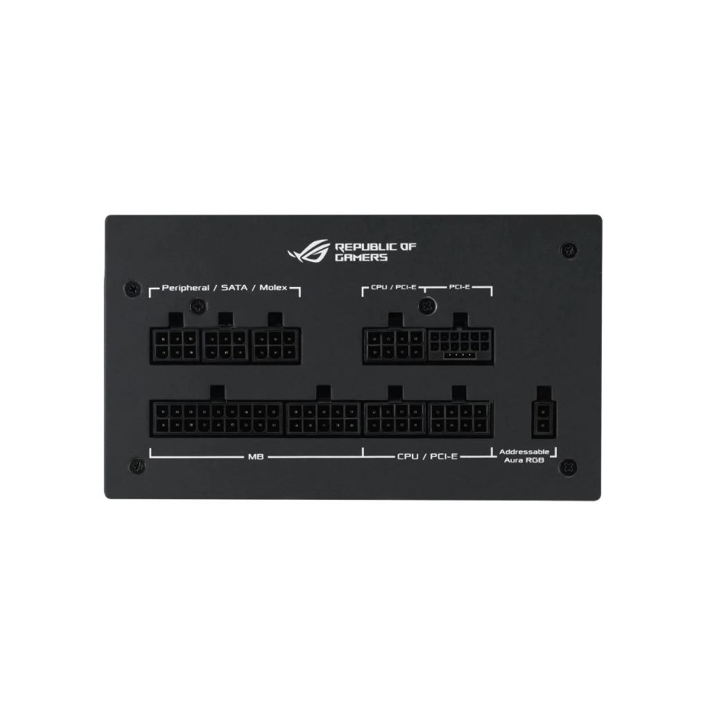 ASUS ROG STRIX 850W Gold Aura Edition, Full Modular, 80+ GOLD, PCIe 5.0 , Black - Image 4