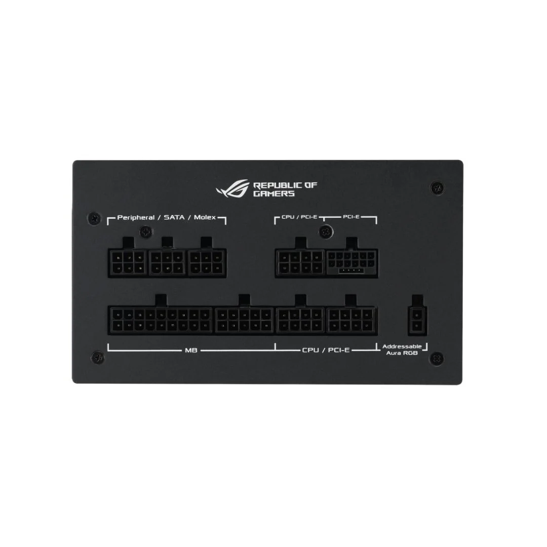 ASUS ROG STRIX GAMING 750W Gold Aura Edition, Full Modular, 80+ Gold, PCIe 5.0 , ATX 3.0, Black - Image 4