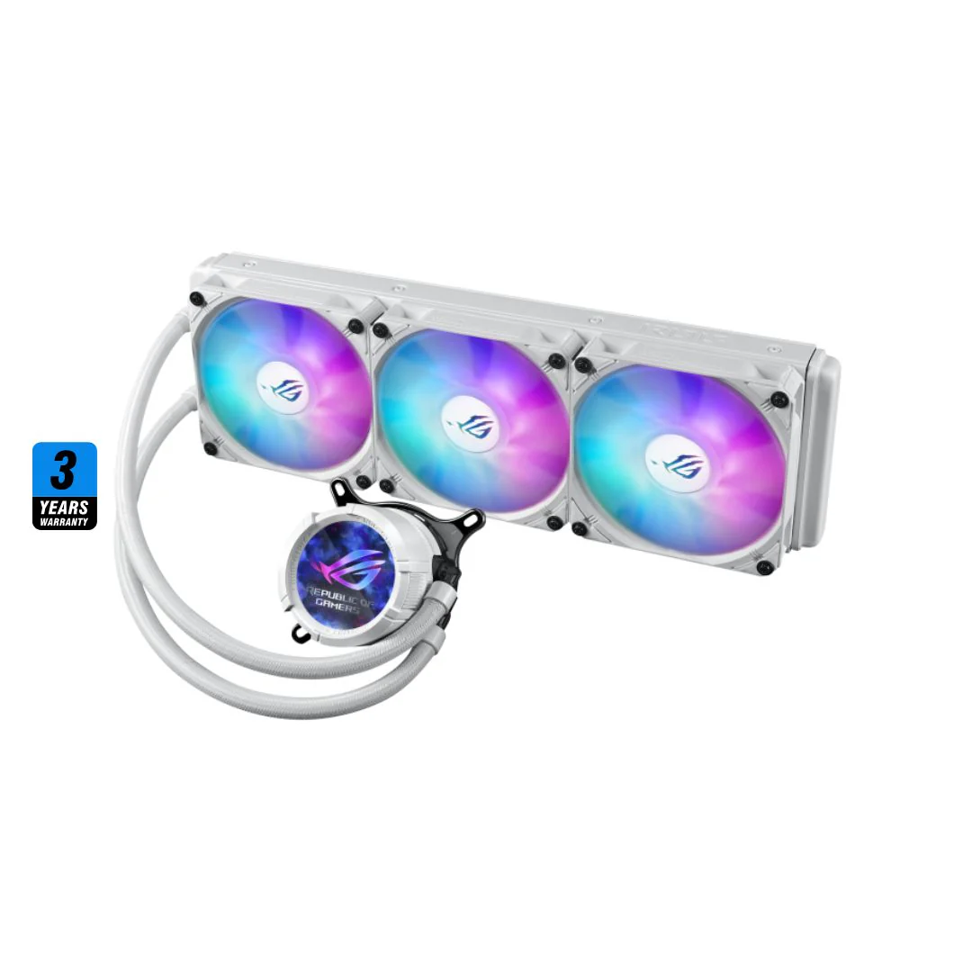 ASUS ROG Strix LC III 360 ARGB White, LCD - Image 3
