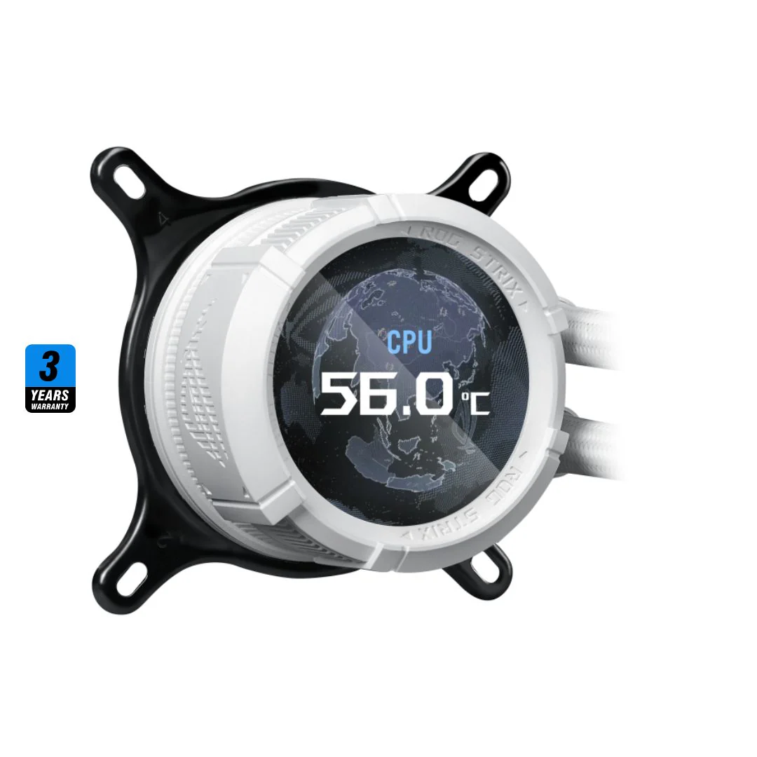 ASUS ROG Strix LC III 360 ARGB White, LCD - Image 4