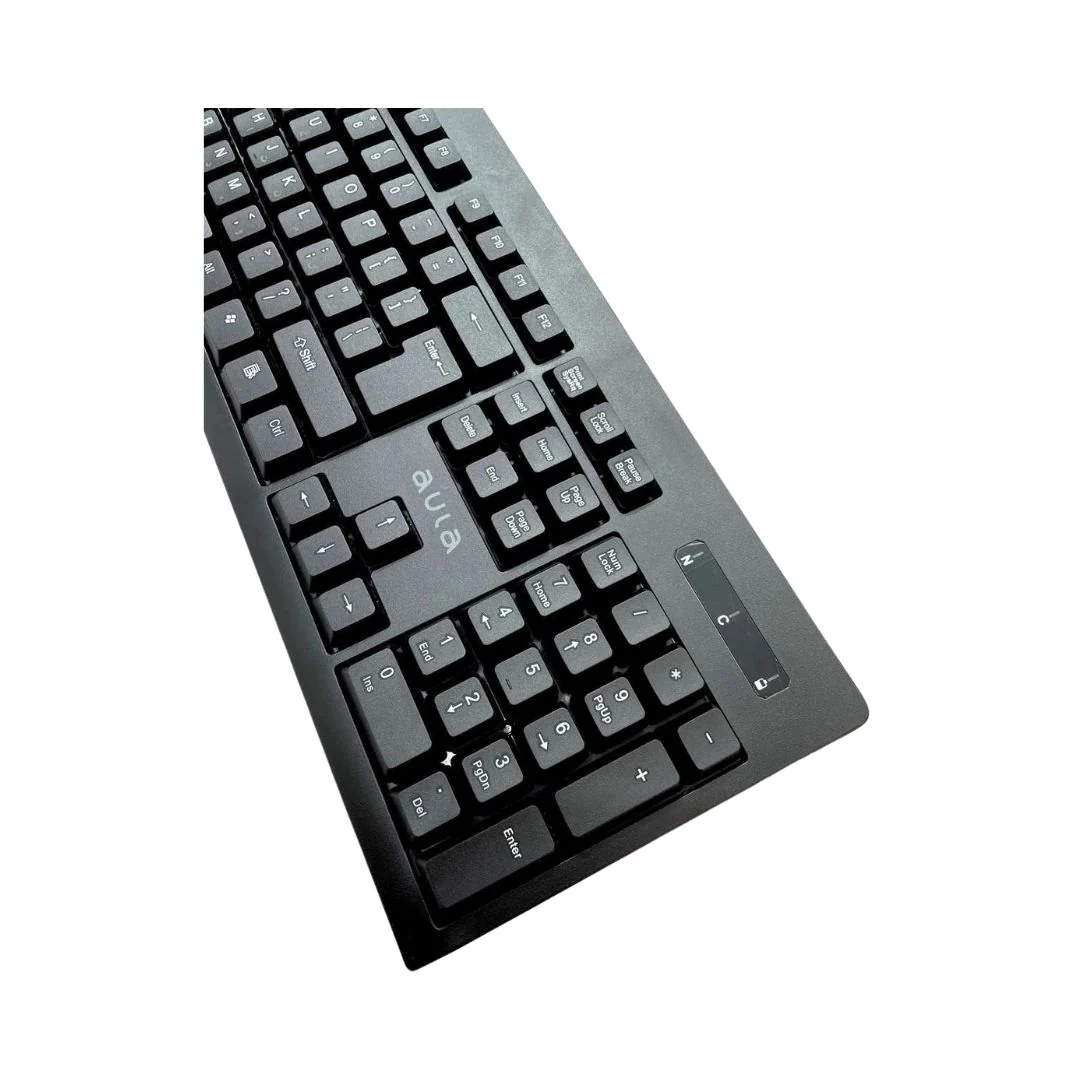 AULA AC260 Wireless Combo Keyboard & Mouse - Black - Image 3