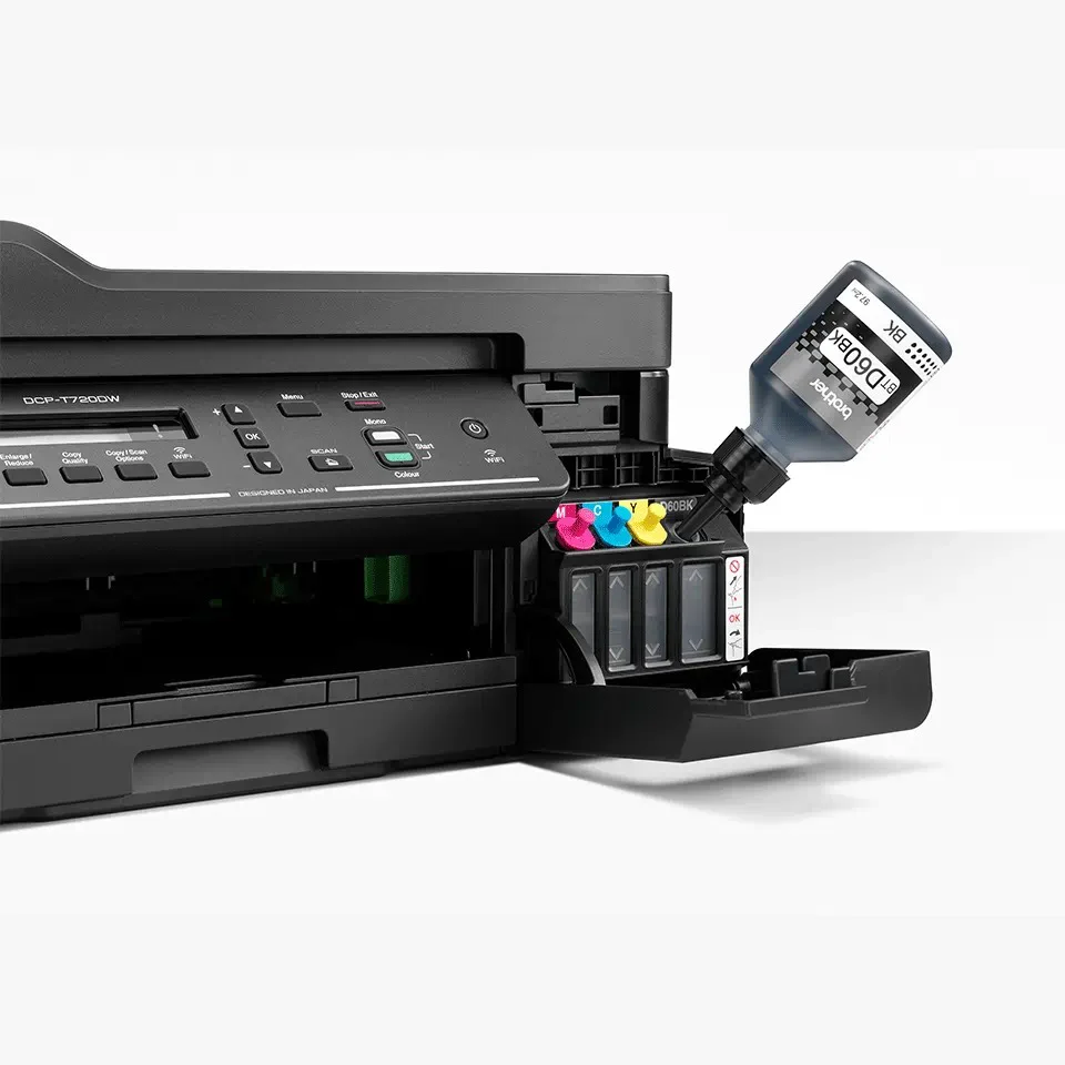 Brother DCP-T820DW Wireless, Inkbenefit Plus 3-in-1 Inkjet Printer Colour, Duplex (All-in One Ink) - Image 4