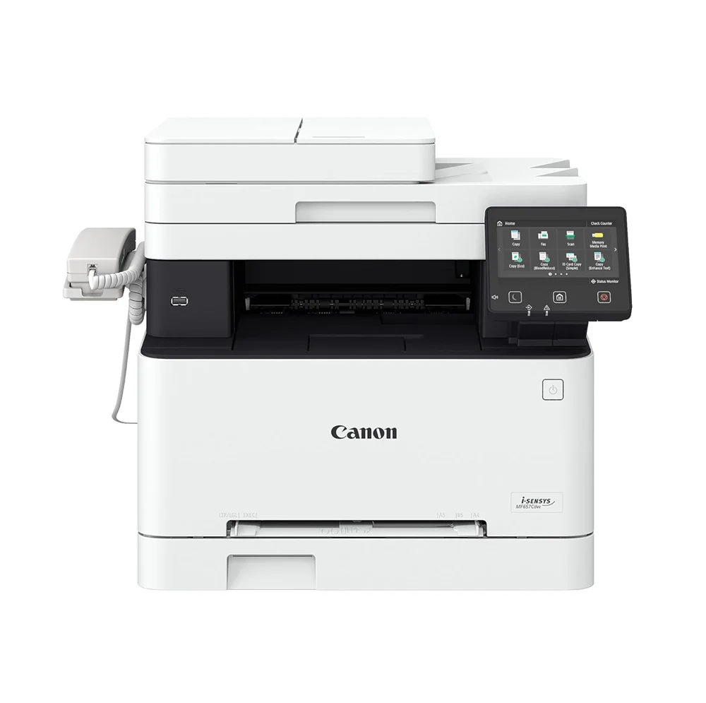Canon i-SENSYS MF657Cdw Wi-Fi, Colour All-in-1 Laser Printer (Print, Copy, Scan, Fax) - Image 4