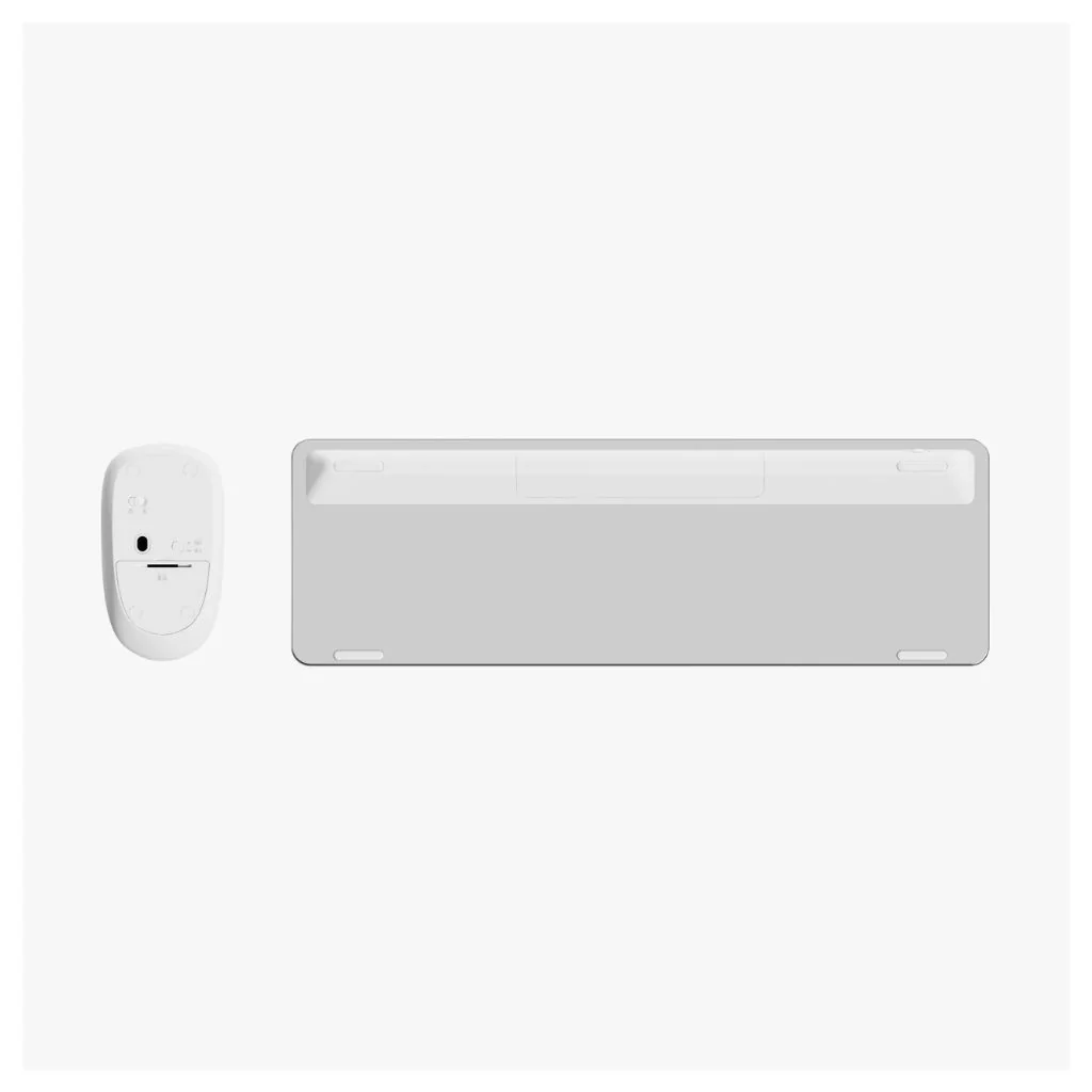 Combo Kit Rapoo 9320M Wireless Keyboard and Mouse - White - Image 3