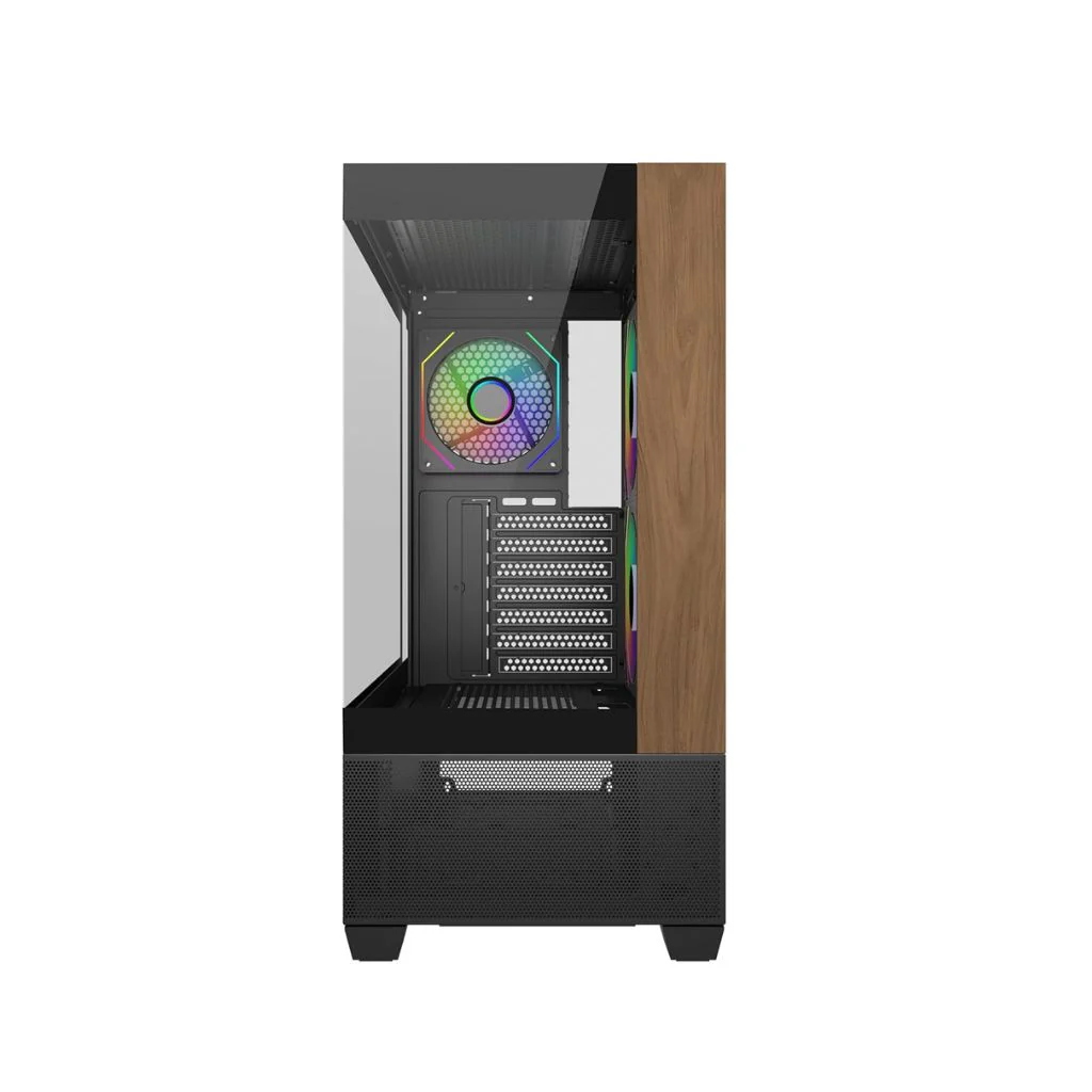Cooler Master Master Elite 690 Wood ATX - Black - Image 3