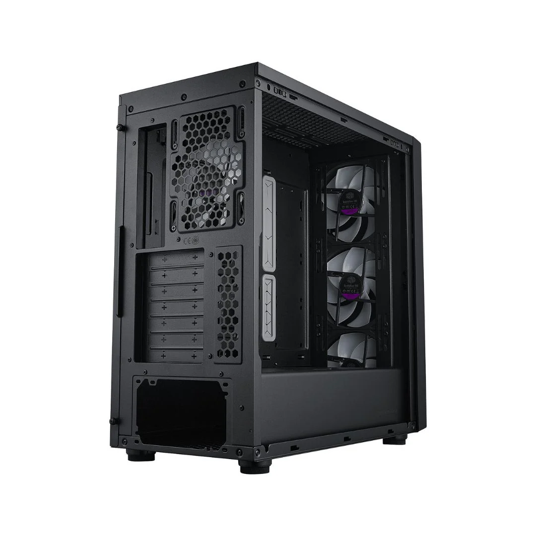 Cooler Master MasterBox 600 Mid Tower 4 Fan - Black - Image 4