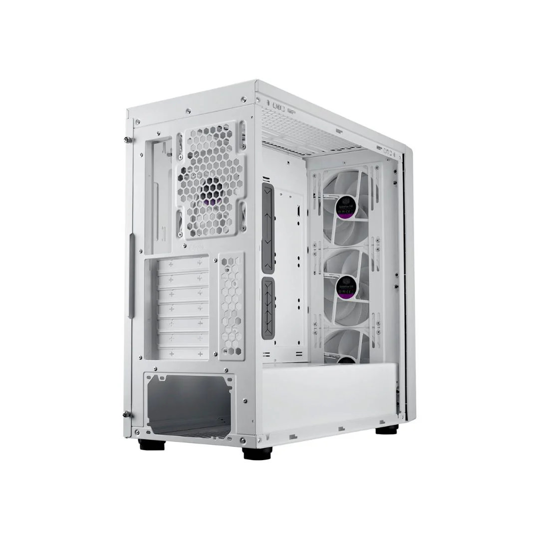 Cooler Master MasterBox 600 Mid Tower 4 Fan - White - Image 4