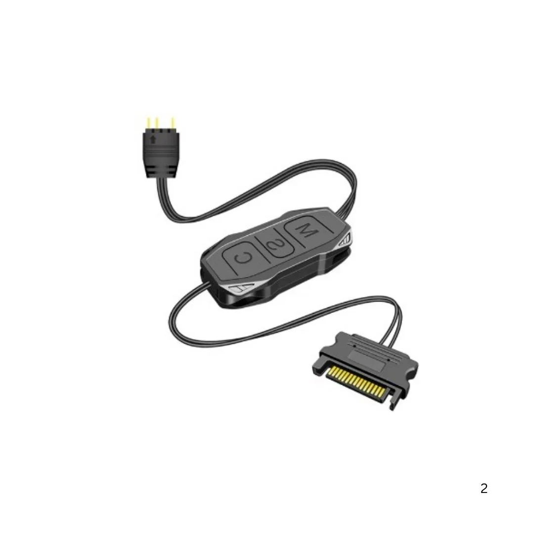 COOLMOON 5V 3PIN ARGB Mini Controller Hub - Image 2