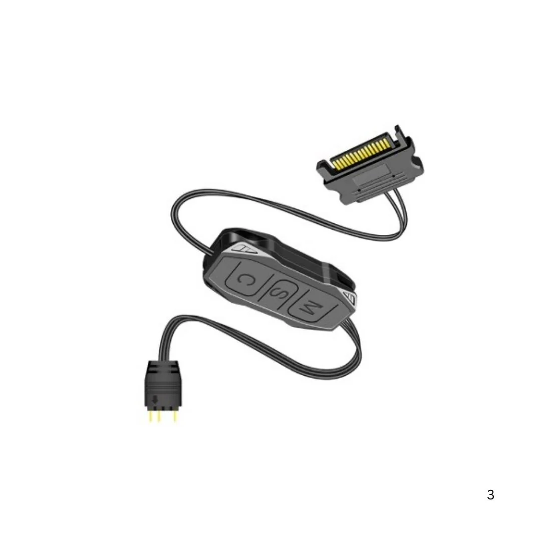 COOLMOON 5V 3PIN ARGB Mini Controller Hub - Image 3