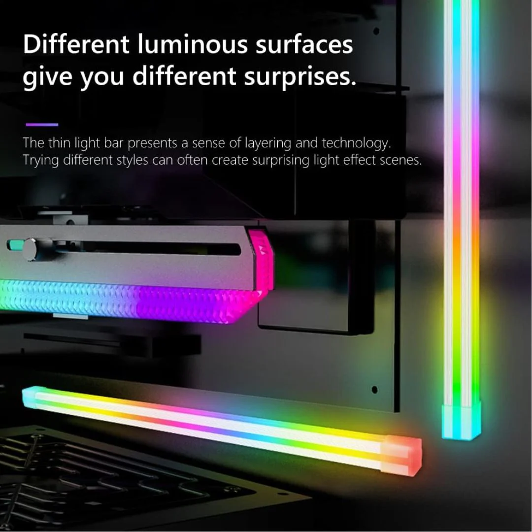 COOLMOON F300 Aluminum LIGHT STRIP LED 5V ARGB - Image 3