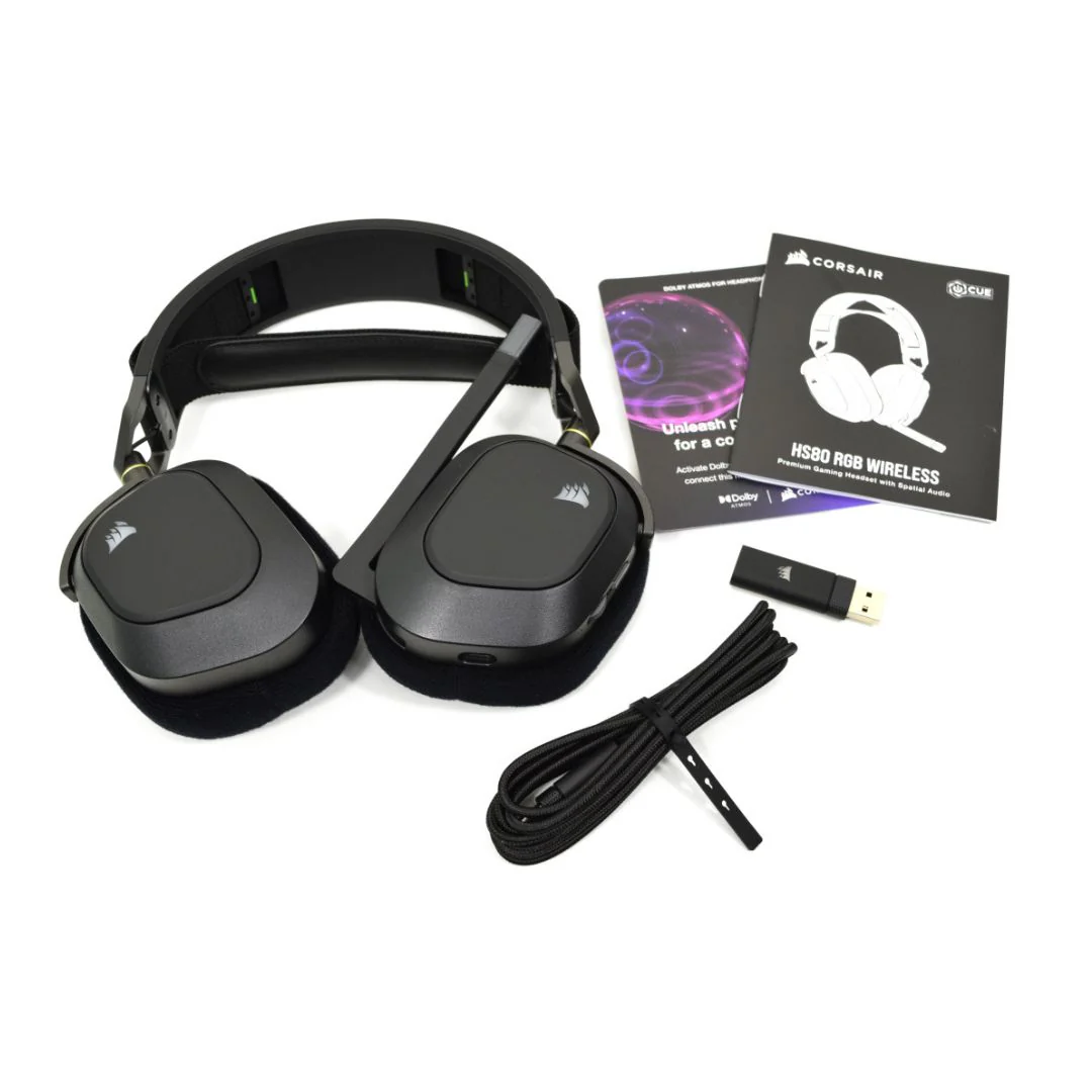 Corsair HS80 Wireless Carbon Headphones - Image 3
