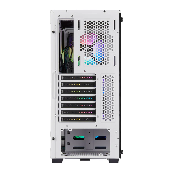 Corsair iCUE 220T RGB Mid-Tower Case - White - Image 2