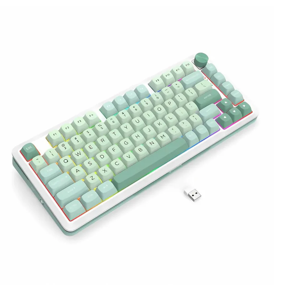 Redragon K681MG CYRUS PRO Tri-Mode Mechanical Keyboard - Green - Image 3
