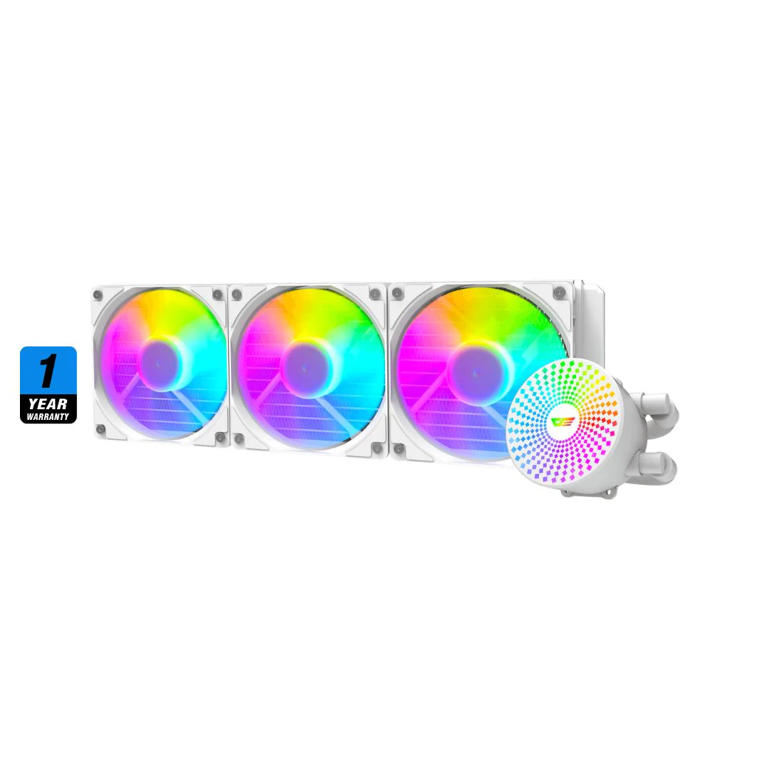 DarkFlash DC360 Liquid CPU Cooler - White - Image 2