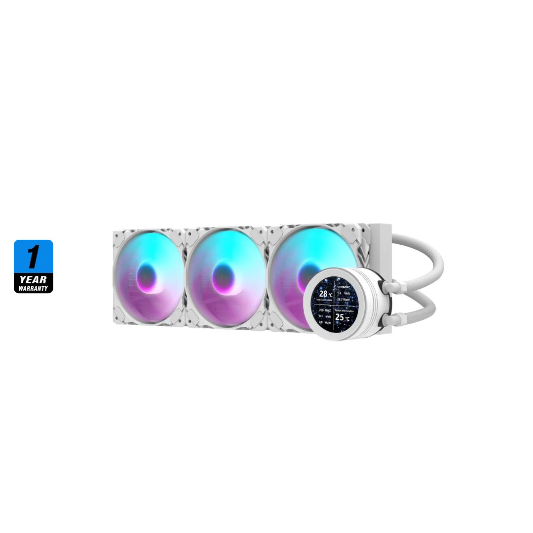 DarkFlash DN360S Liquid CPU Cooler - White