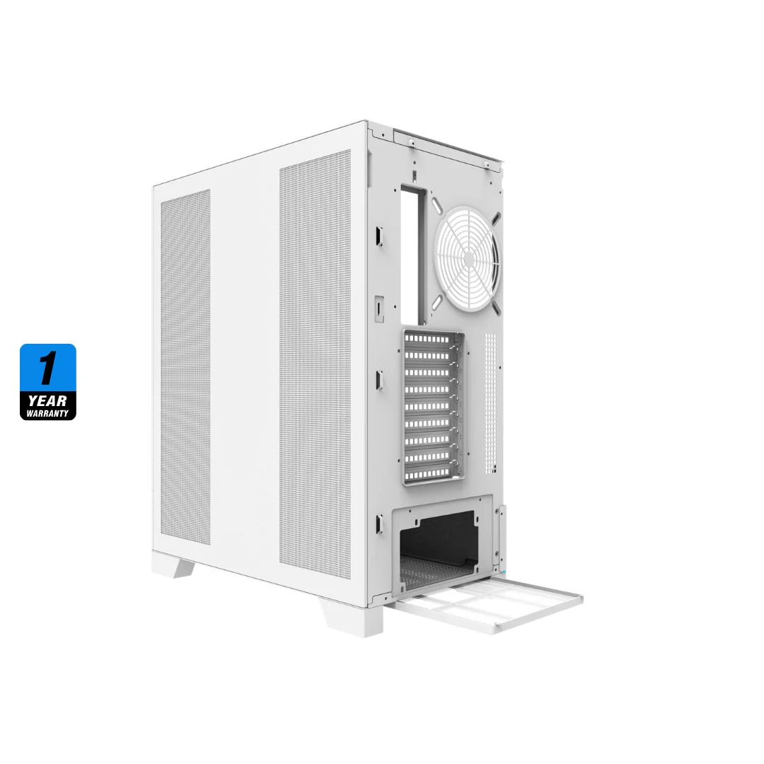 DarkFlash DY450L Pro Mid Tower Case - White - Image 6