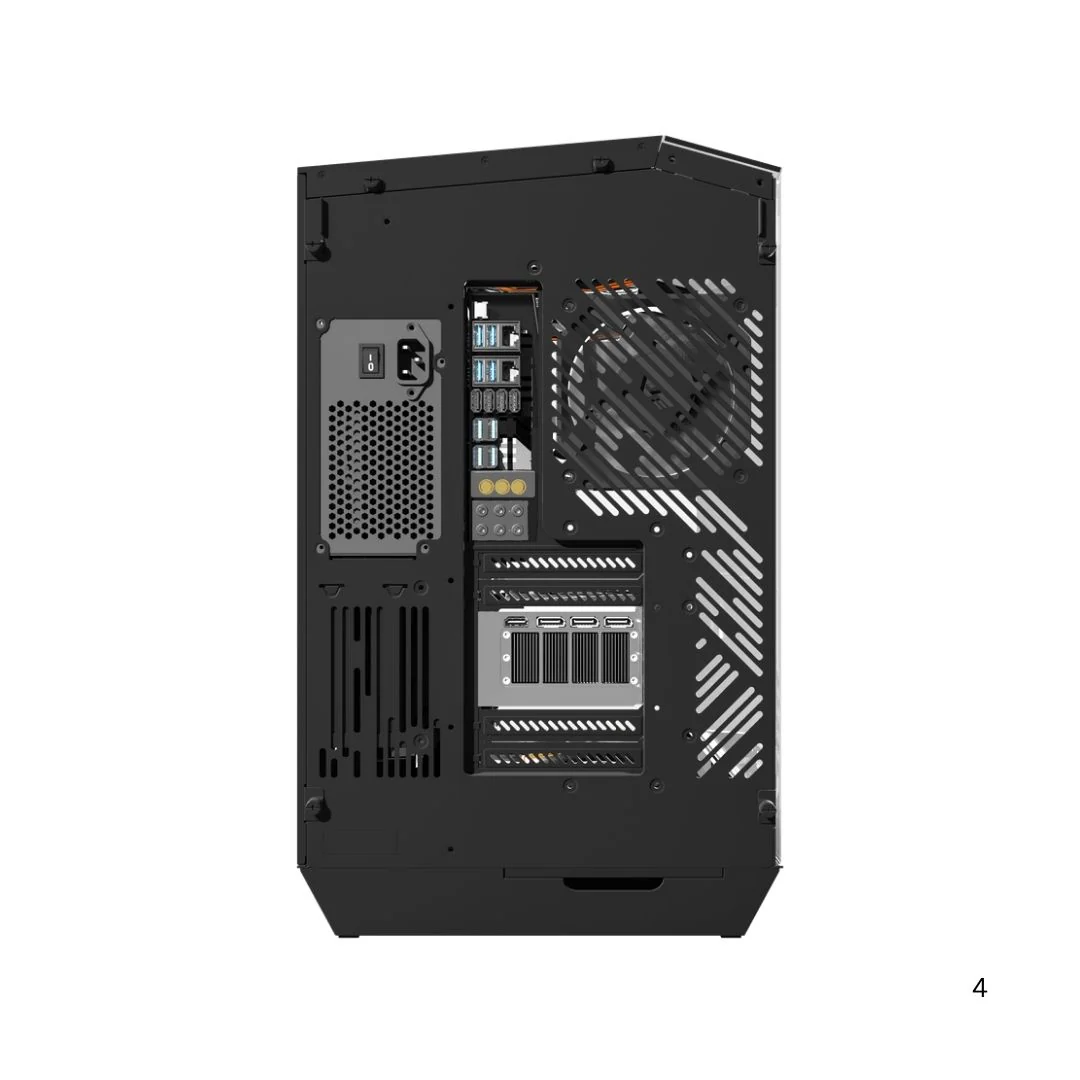 DarkFlash DY470 Mid Tower Case - Black - Image 4