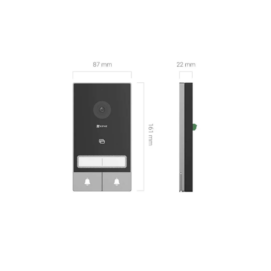 Ezviz HP7 2-Family Kit Wired Smart Video Doorphone - Image 4