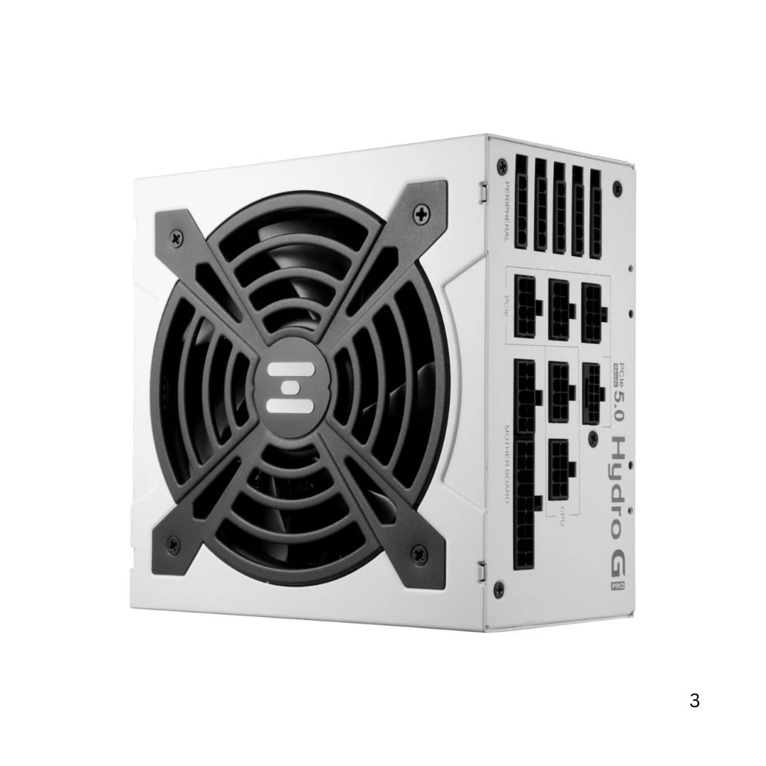 FSP Hydro G PRO ATX3.0, 1000W 80+ Gold, Full Modular, PCIe 5.0 , White - Image 3