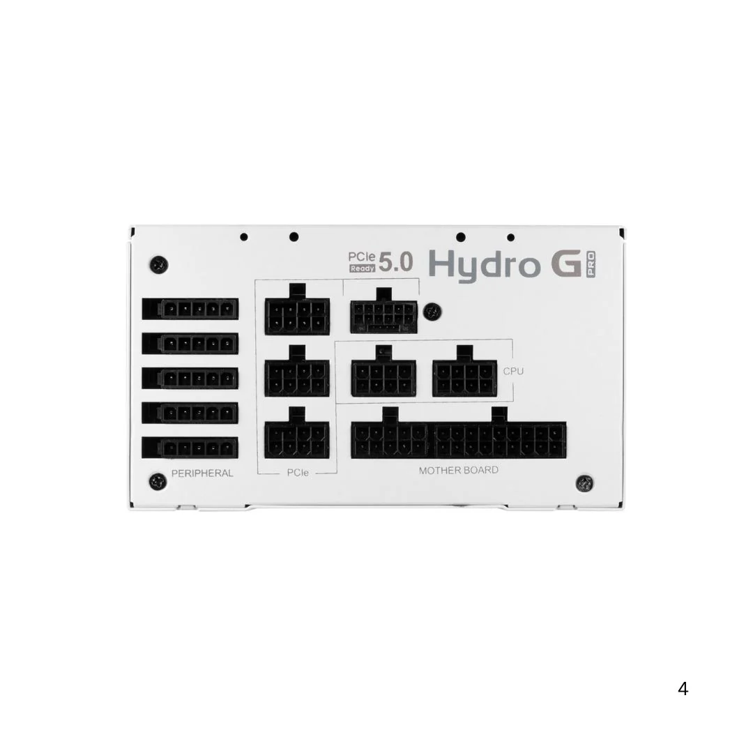 FSP Hydro G PRO ATX3.0, 1000W 80+ Gold, Full Modular, PCIe 5.0 , White - Image 4