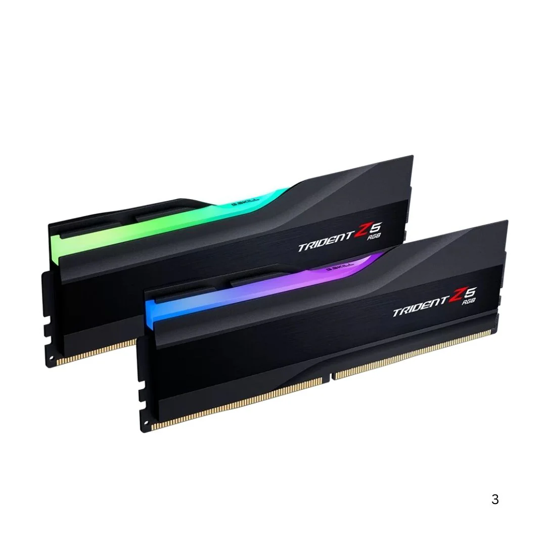 G.SKILL Trident Z5 RGB  DDR5 64GB (2x32GB) 6000MHz CL36,XMP & EXPO - Black - Image 2