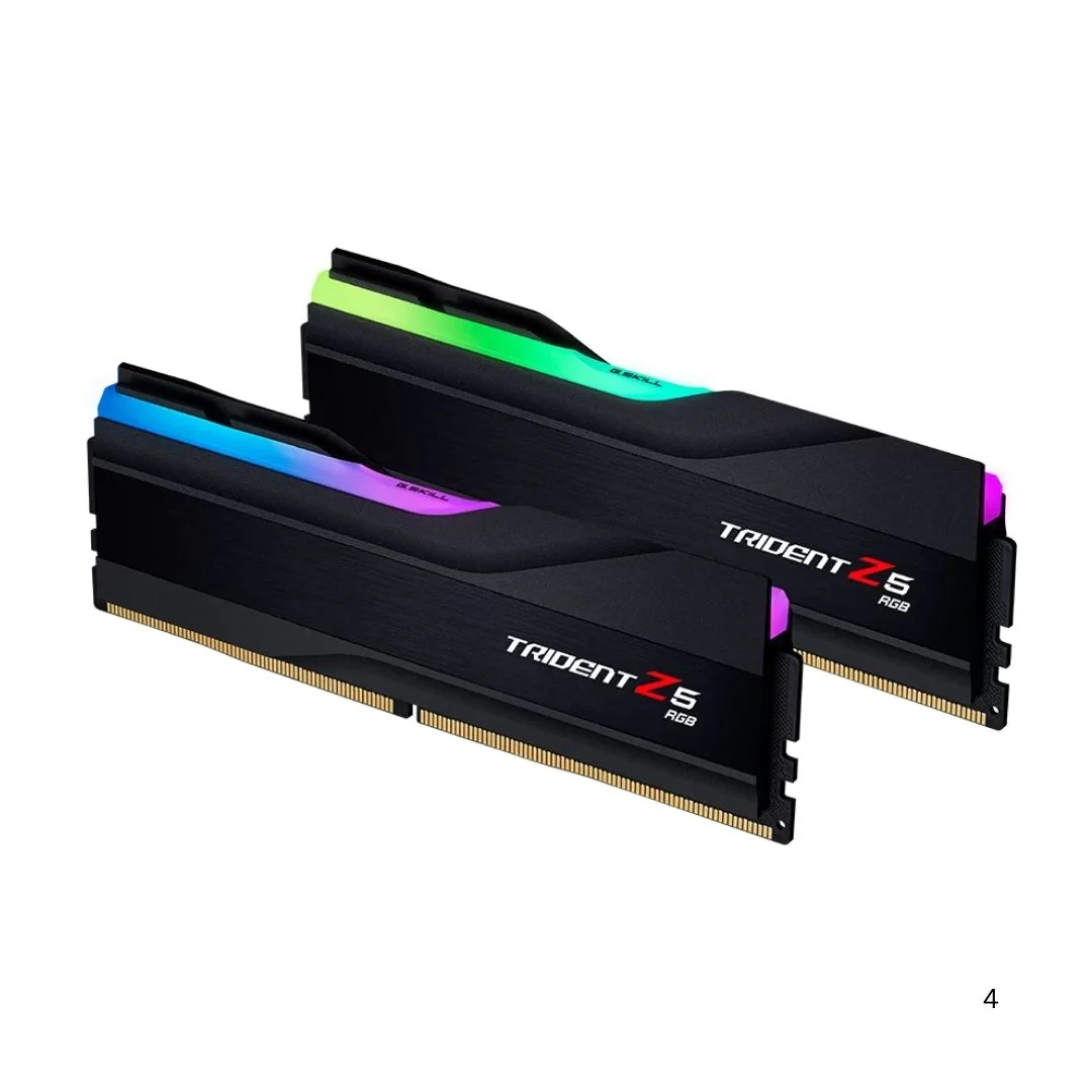 G.SKILL Trident Z5 RGB  DDR5 64GB (2x32GB) 6000MHz CL36,XMP & EXPO - Black - Image 3