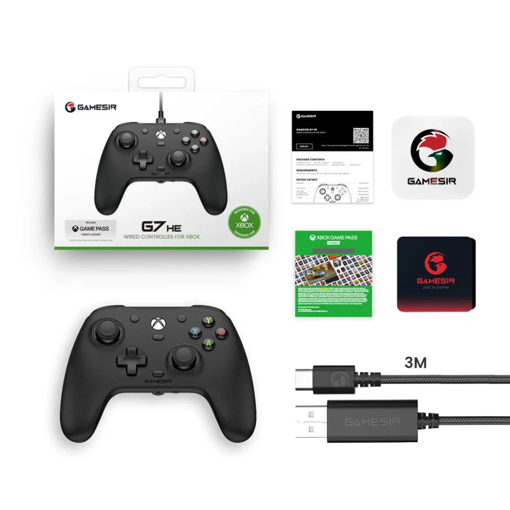 GameSir G7 HE Xbox Wired Controller - Black - Image 4