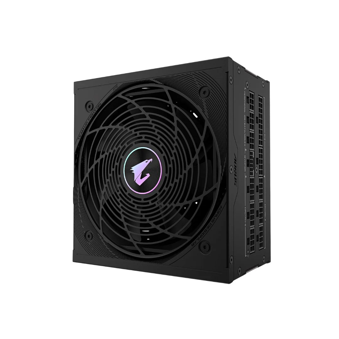 Gigabyte AORUS ELITE GP-AE1000PM, Full Modular, 1000W 80+ Platinum, PCIe 5.1 - Black - Image 2