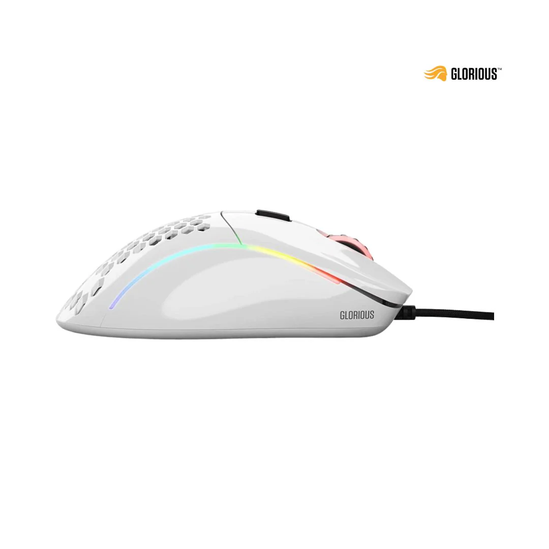 Glorious Gaming Model D Wired Gaming Mouse - Glossy White - Image 4