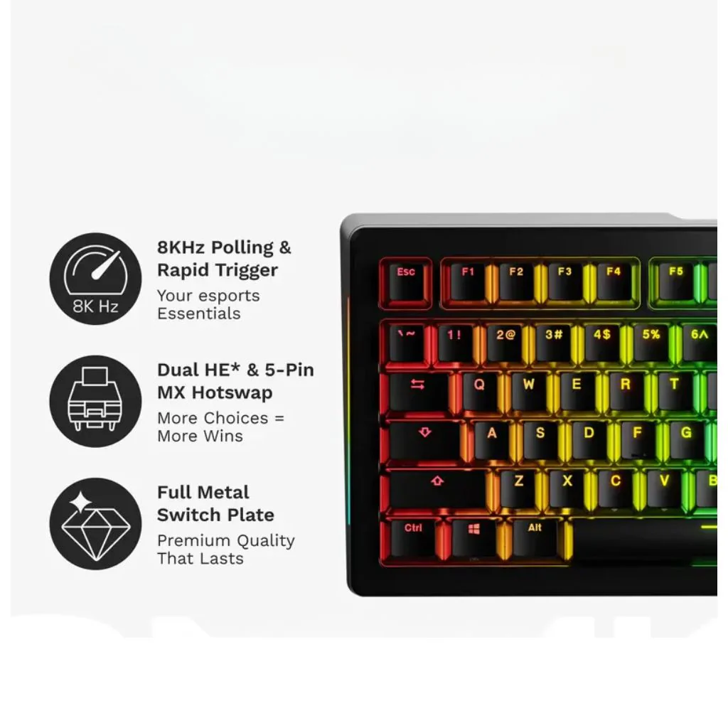 Glorious GMMK 3 HE 65% Gaming Keyboard - Black - Image 3