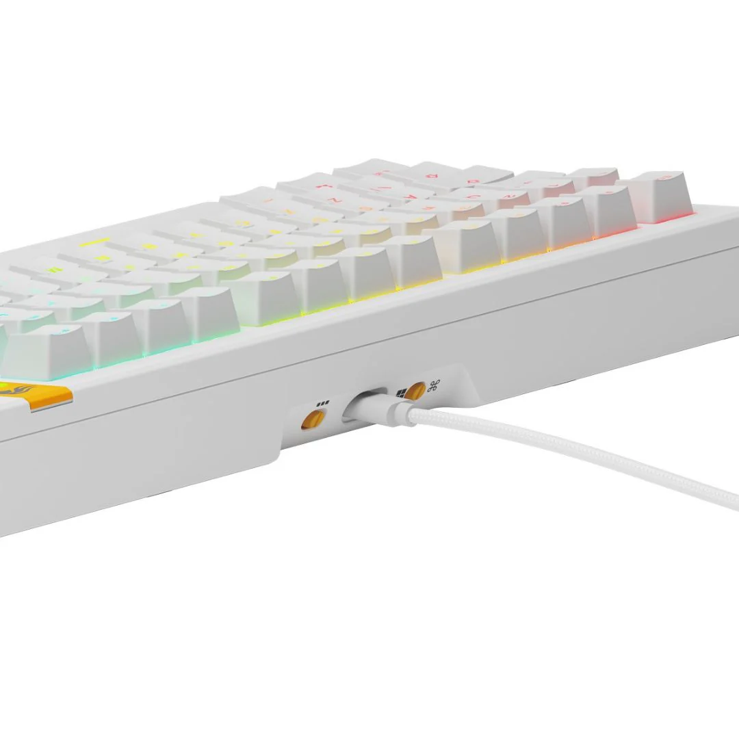 Glorious GMMK 3 HE 75% Gaming Keyboard - White - Image 3