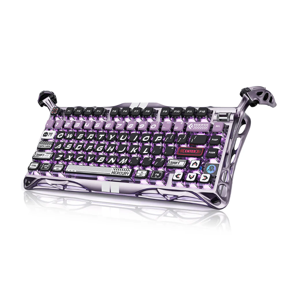 Gravastar Mercury GS V75 Pro Gaming Keyboard - Iron Purple - Image 3