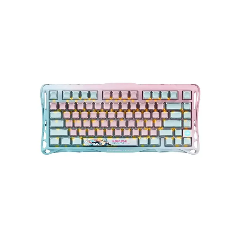 Gravastar Mercury K1 Lite Gaming Keyboard - Sakura Atlantis Edition